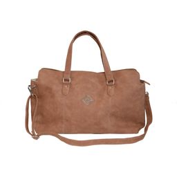 Grooming Deluxe Chestnut Weekend Bag - Marrone