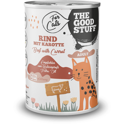 The Goodstuff BEEF & CARROT Adult Wet Cat Food - 400 g