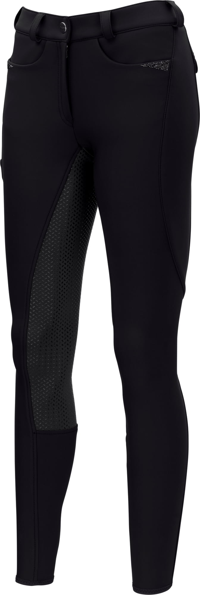 Winterreithose LAURE SOSFTSHELL GRIP schwarz