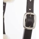 Leather Halter with Lambskin 