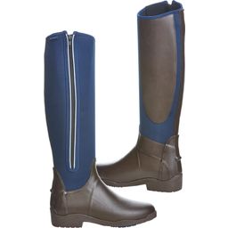 BUSSE Calgary Riding Mud Boots, Brown/Navy