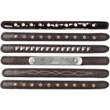 Декоративен велкро елемент &bdquo;Leyla&ldquo;, комплект, кафяв