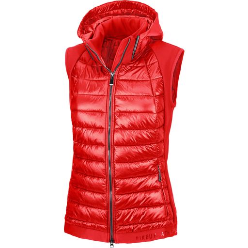 PIKEUR Quilted Vest ''May'', Scarlet