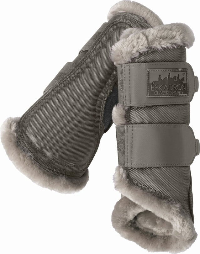 ESKADRON Gamaschen FAUXFUR steel grey