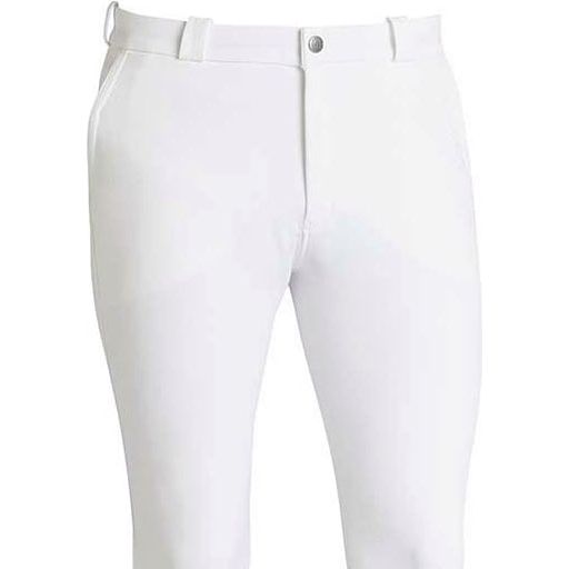 KLkenton Knee Grip, moške jahalne hlače, bele