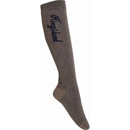 Kingsland KLniah Wool-Mix Knee Socks Brown-Granite