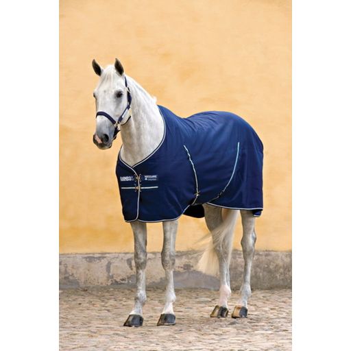 Rambo Stable Rug with Embossed Liner, Navy