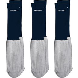 Kentucky Horsewear Basic Socks in a Pack of 3, Navy