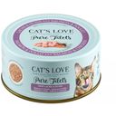 Cat's Love Чисти филета мокра храна 