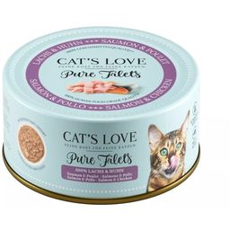 Cat's Love Pure Filets Nassfutter "Lachs & Huhn"