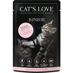 Cat's Love Pâtée pour Chat "Junior Poulet Pur"