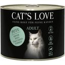 Cat's Love Katzen Nassfutter ADULT PUTE PUR - 200 g