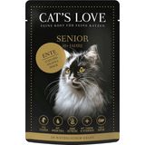 Cat's Love Nedves macskaeledel - "Senior" Kacsa