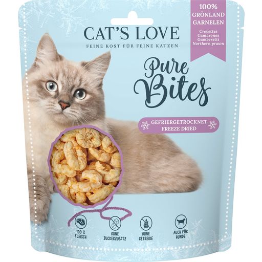 Cat's Love Pure Bites - Gamberi della Groenlandia - 30 g