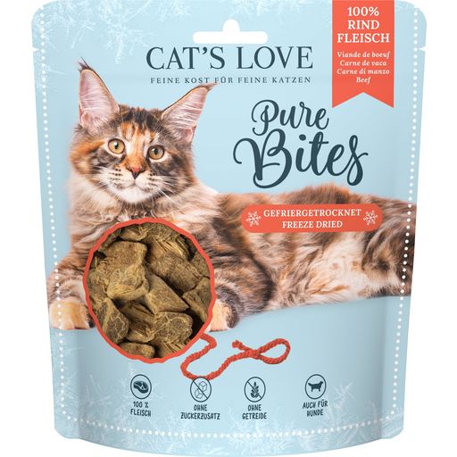Cat's Love Pure Bites Rindfleisch - 40 g