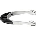 fairRider Aluminium Spurs with 25 mm Neck, Thin Rounded - Silver