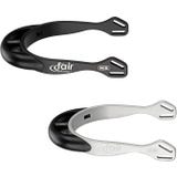 fairRider Алуминиеви шпори с 20 mm шийка, силно заоблени