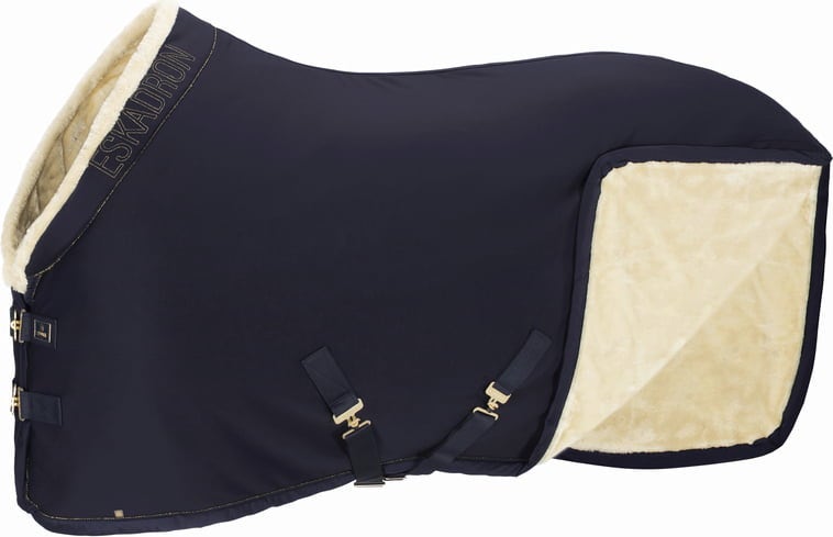 Попона за изпотяване AERIAL JERSEY FAUX FUR navy