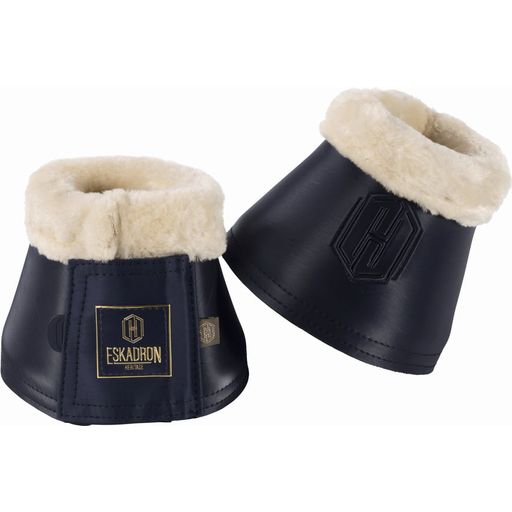 SOFTLATE FAUX FUR Jumping Bell Boots, Navy