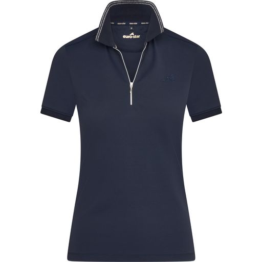 euro-star ESGina Half Zip Polo Shirt, Navy