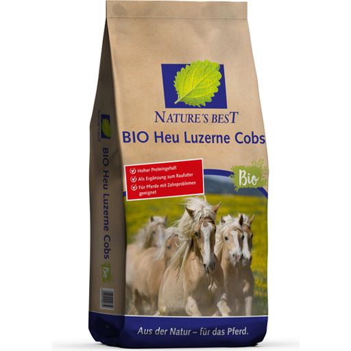 Nature's Best ORGANIC Hay Alfalfa Cobs - 25 kg