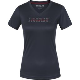 Kingsland KLolivia Ladies V-Neck Shirt, Navy