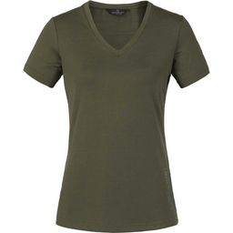 KLwaylin Ladies V-neck Shirt, Green Olive Night