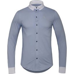 KLola Long Sleeve Man Show Shirt, Blue Coastal Fjord