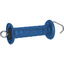 Kerbl Gate Handle With Hook, Blue - 1 Pc