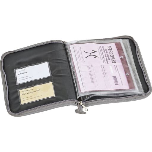BUSSE RIO Equine Passport Folder - grey/grey