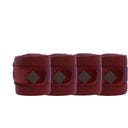 Kentucky Horsewear Polar Fleece Bandages Velvet - bordeaux