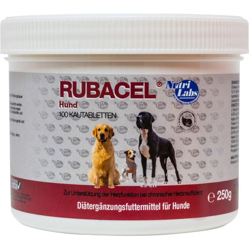 NutriLabs RUBACEL Kautabletten für Hunde - 100 Kautabletten