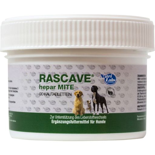 RASCAVE HEPAR MITE Таблетки за дъвчене за кучета - 90 таблетки за дъвчене