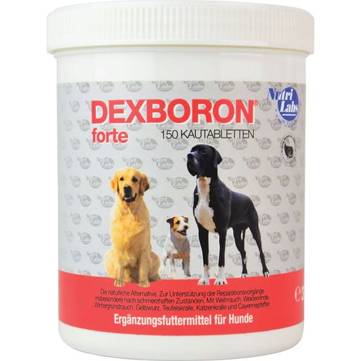 NutriLabs DEXBORON FORTE Kauwtabletten voor Honden - 150 Kauwtabletten