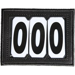 Kentucky Horsewear Starting Numbers with Velcro - 3 Digits - Black