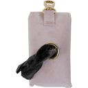 Kentucky Dogwear Velvet Square Poop Bag Holder - Light pink