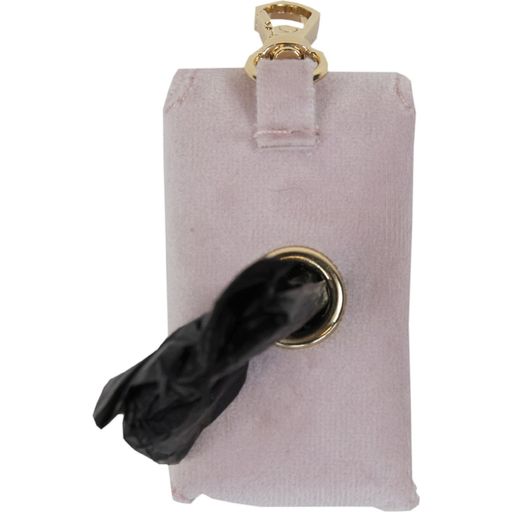Kentucky Dogwear Velvet Square Poop Bag Holder - Light pink