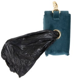 Kentucky Dogwear Poop Bag Square Velvet - изумрудено