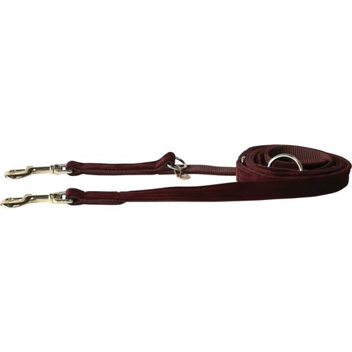 Kentucky Dogwear Velvet Dog Leash - 200 cm - Bordeaux