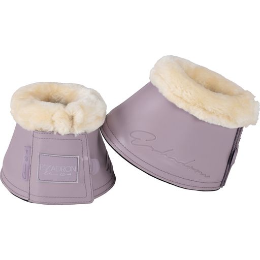 Cloches d'Obstacle GLAMSLATE FAUX FUR silk purple