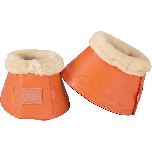 GLAMSLATE FAUX FUR Jumping Bell Boots, Soft Peach