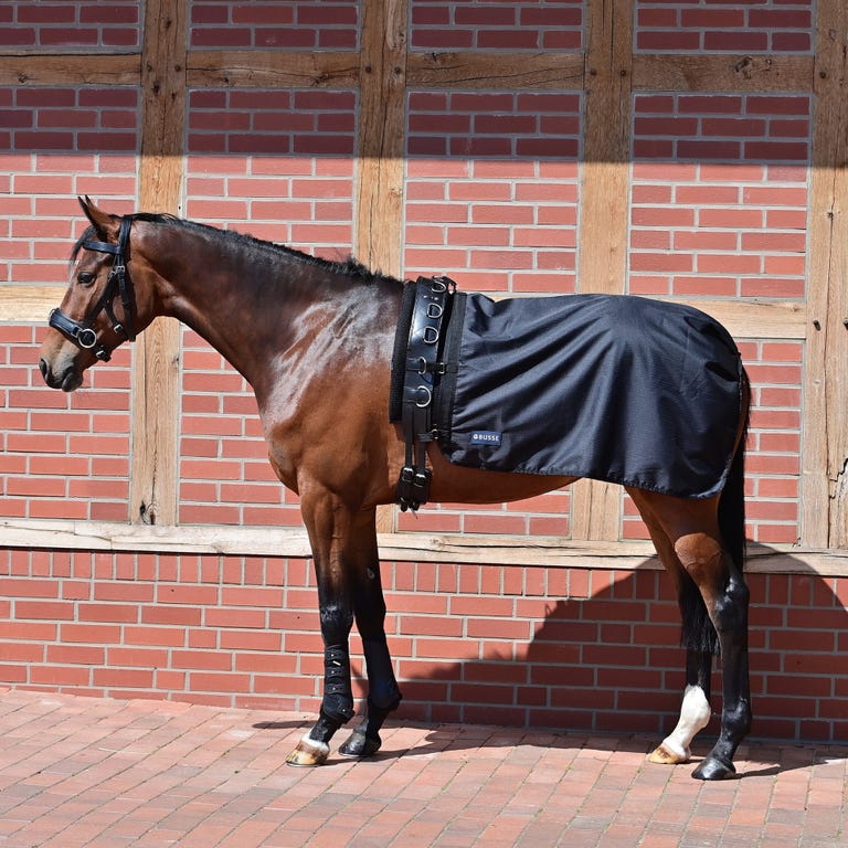 BUSSE Попона за обучение RAIN 50, черна - EquusVitalis