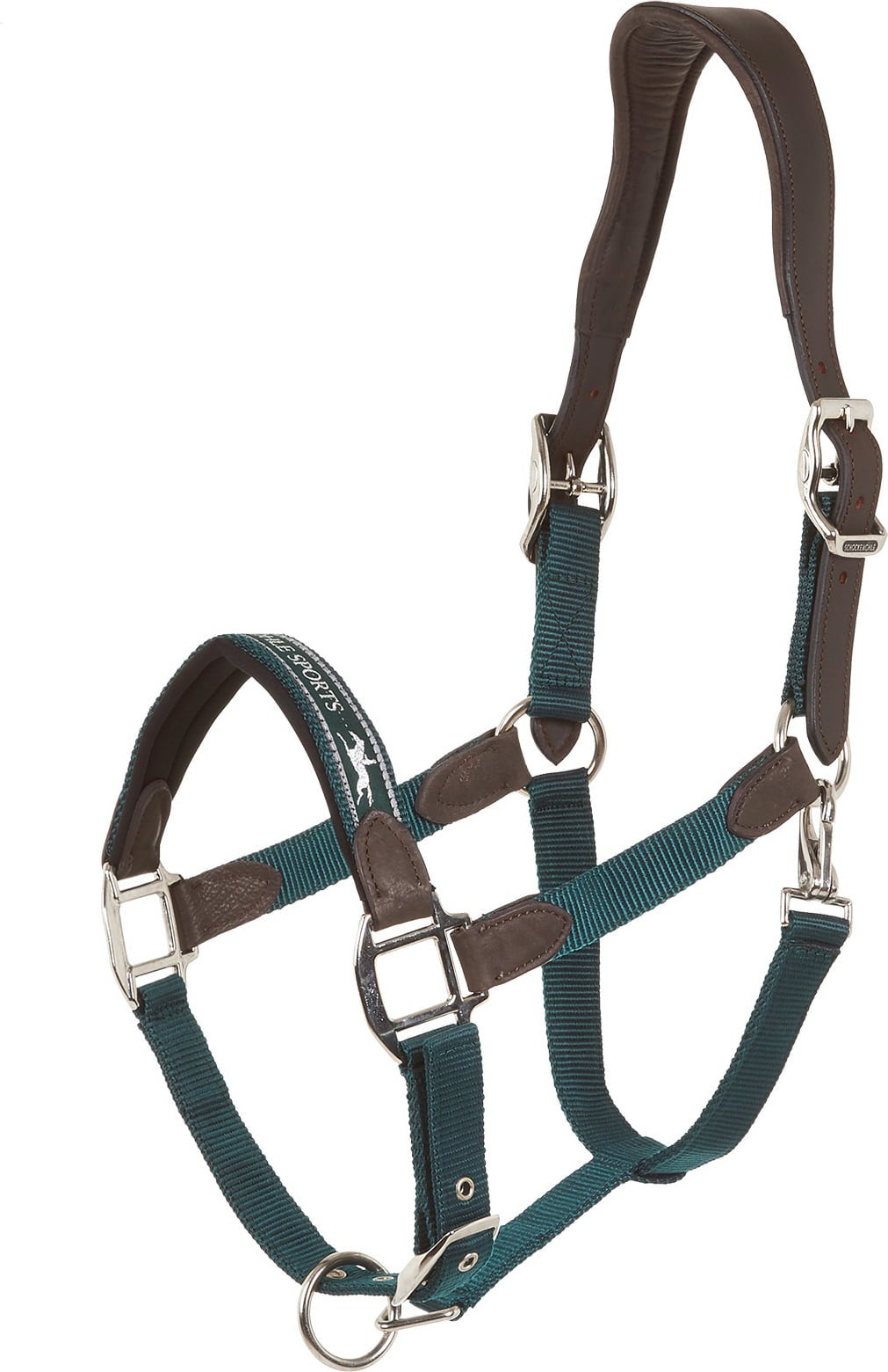 Schockemöhle Sports Acron Style Halter, Bottle Green