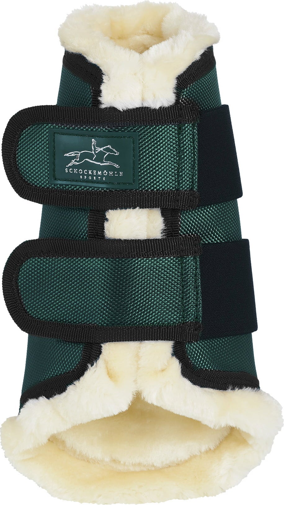Soft Cosy Tendon Boots with Faux Fur, Bottle Green