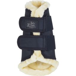 Soft Cosy Tendon Boots with Faux Fur, Blue Nights