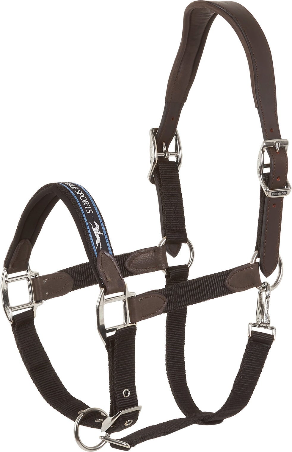 Schockemöhle Sports Acron Style Halter, Black