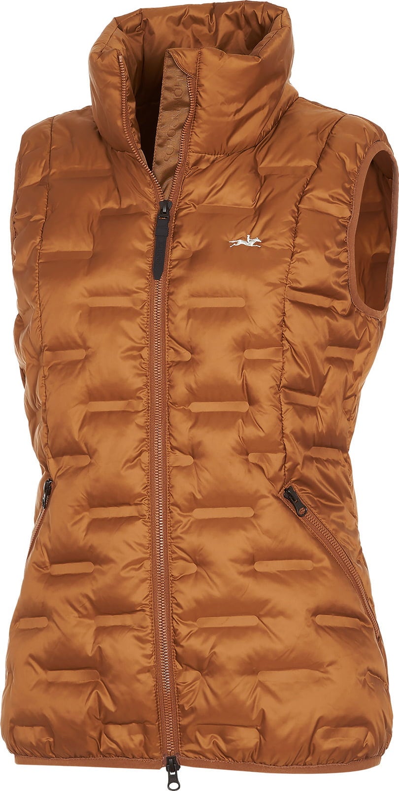 Schockemöhle Sports Rose Style Quilted Waistcoat, Cognac