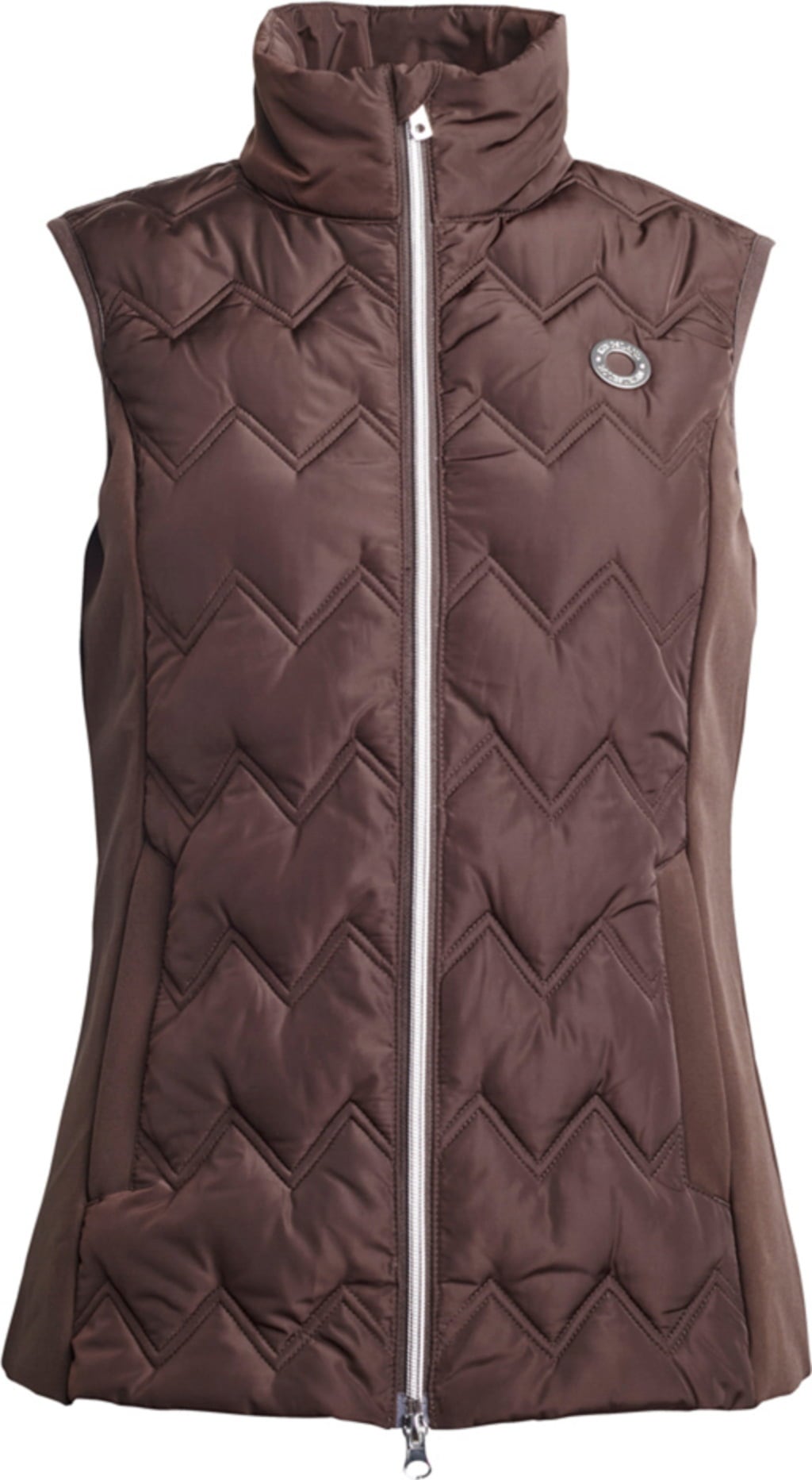 KLsia Insulated Body Warmer Brown Black Coffee