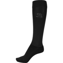 PIKEUR Knee Socks with Rhinestones, Black