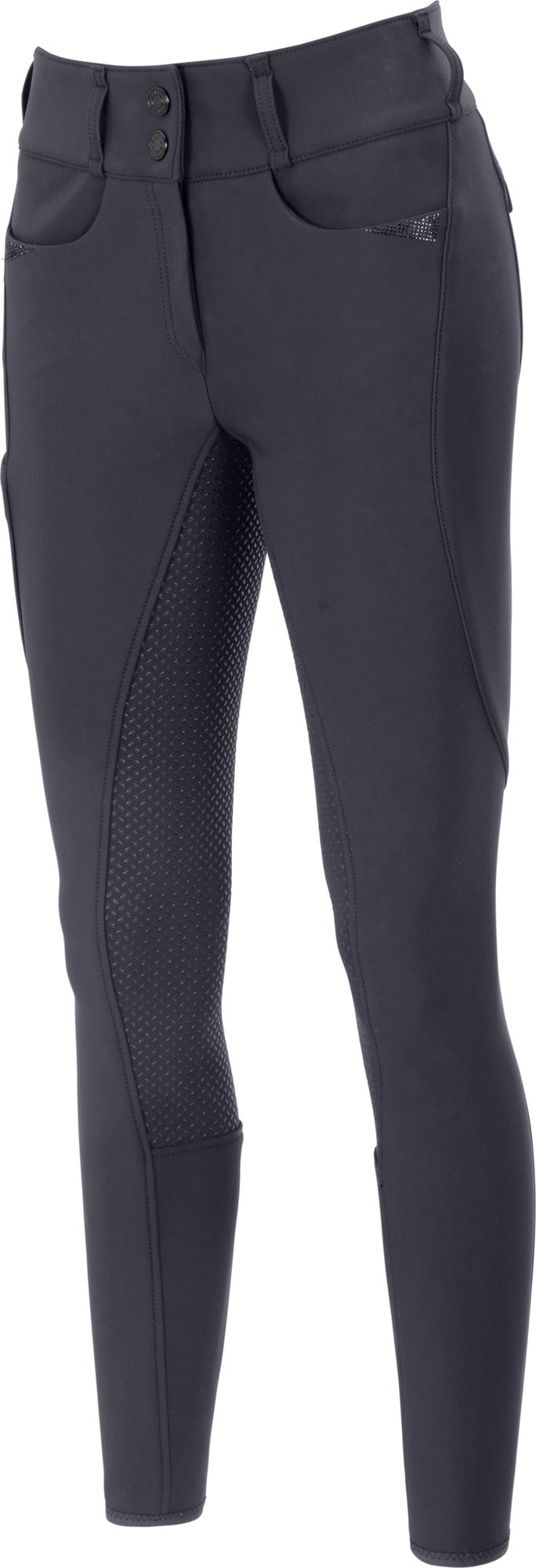 Softshell Winterreithose LAURE, dark shadow